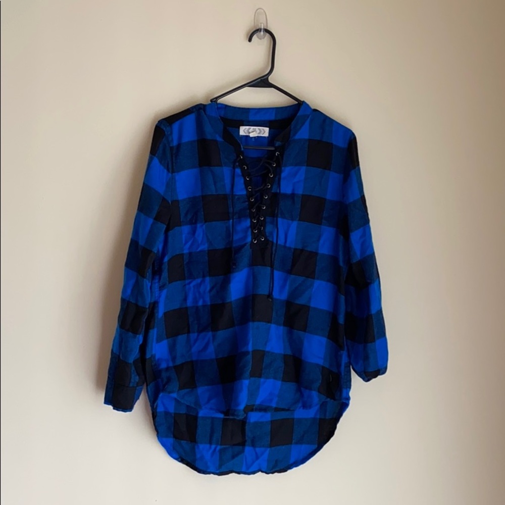 Flannel blouse
